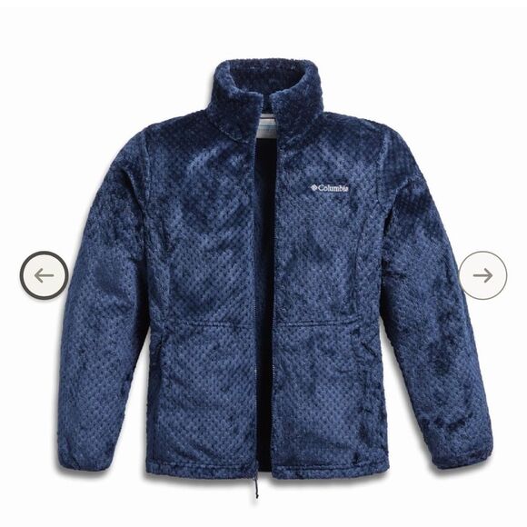 Columbia Bugaboo III Fleece Interchange 3-in-1 Jacket Women's large purple blue - Picture 3 of 13